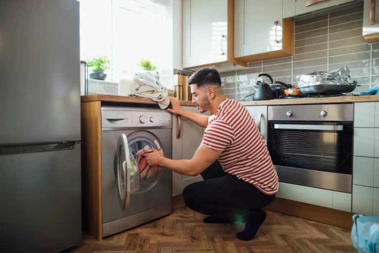 Home appliance maintenance including washing machine, refrigerator, and dishwasher care
