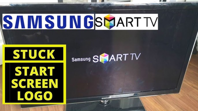 Samsung TV stuck on logo screen during startup